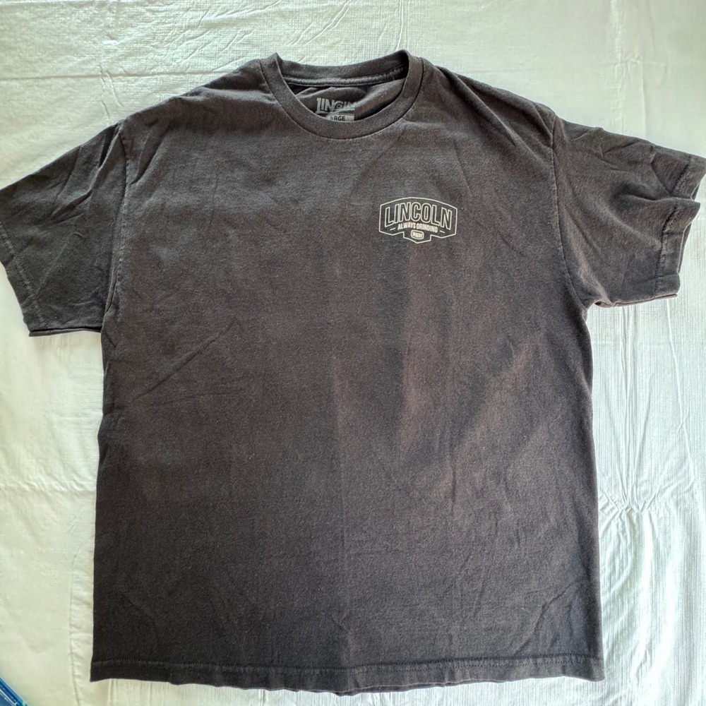 Lincoln Brand Always Grinding Sasquatch Skateboard T-Shirt XL Black PNW Mens - Picture 3 of 5